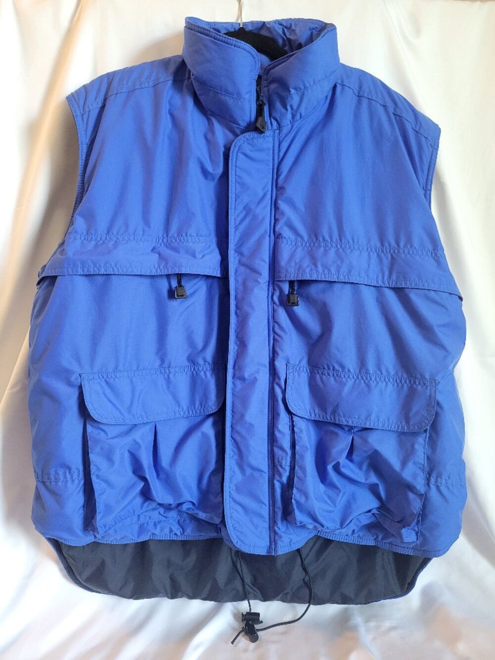 Vintage WearGuard Vest Mens XL Blue Insulated Puffer Utility Workwear EUC